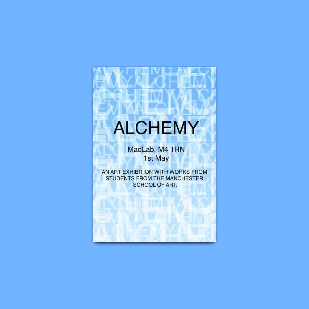 Alchemy Exhibition Poster
